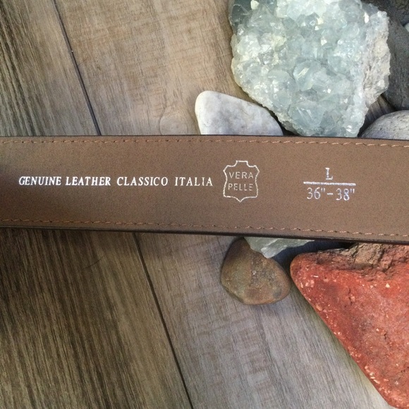 Lapis Belt Buckle & Leather Belt - Picture 7 of 8